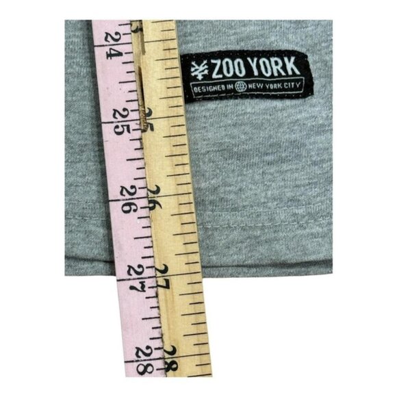 Zoo York Shirt Mens Small Gray Empire State Statue Liberty Graphic Tee NYC Skate - Picture 3 of 8